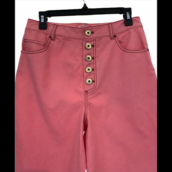 Kate Spade Heather Basket Weave Wide Leg Pant, Sz 8 - Picture 5 of 11